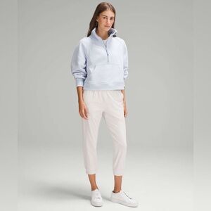 Lululemon Soft Jersey Classic-Fit Mid-Rise Cropped Jogger Heathered Bone